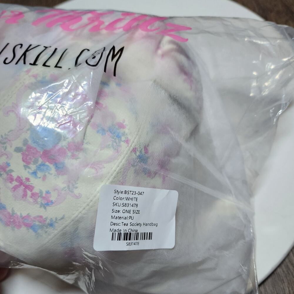 Dolls Kill Sugar Thrillz Tea Society Handbag Regency Teapot Bag Purse Kettle - Picture 9 of 10